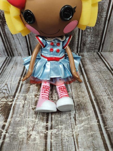Lalaloopsy Dot Starlite Full Size 12" Doll Blonde Hair Dark Skin - Picture 3 of 7